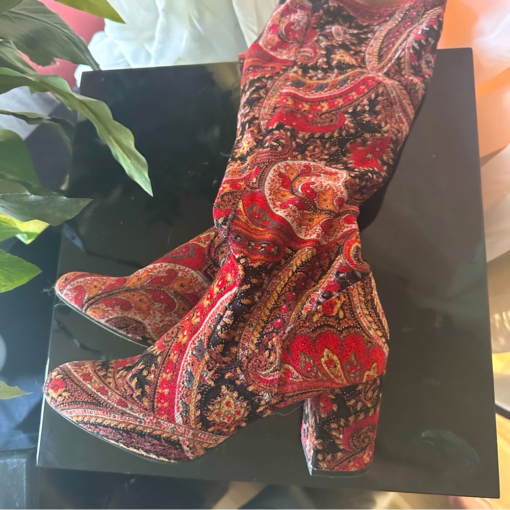 Paisley Cowboy Americana Boots